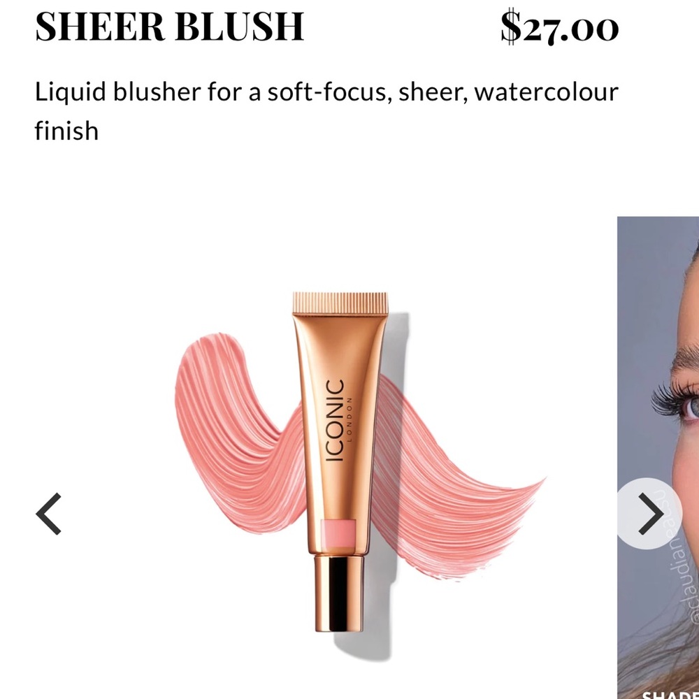 Iconic London Sheer Blush in Rose Riot